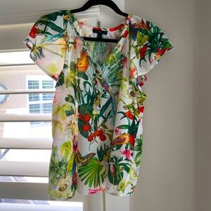 Jcrew tropical top.